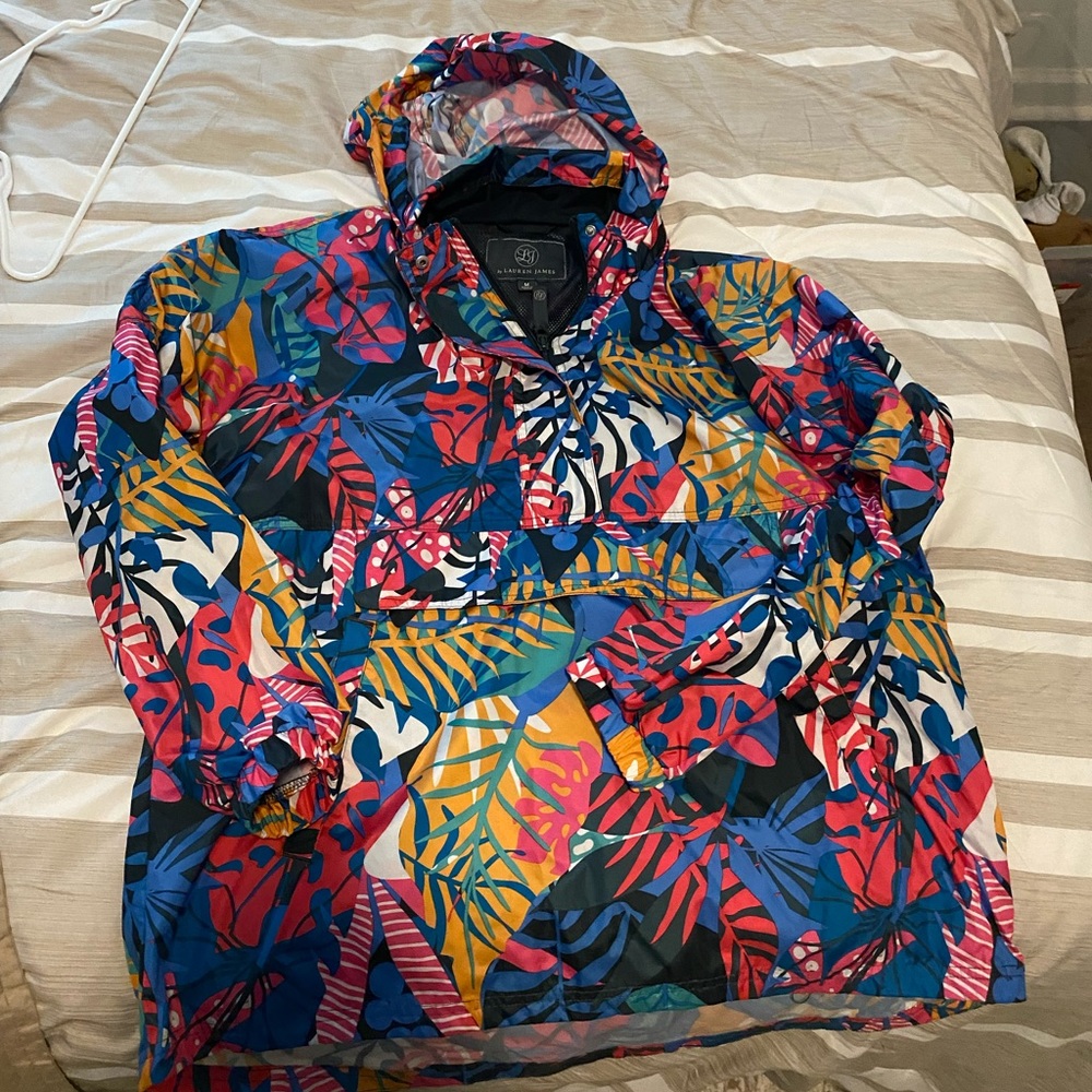 Lauren James Floral Windbreaker